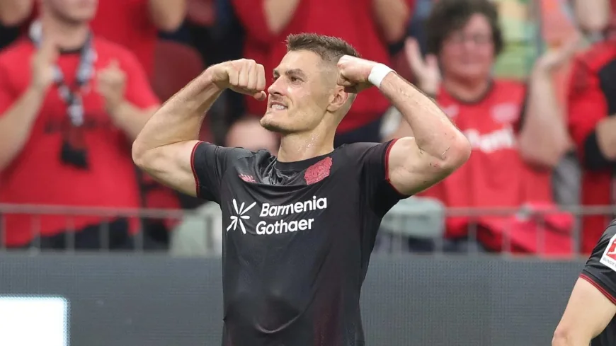 Patrik Schick nets three as Leverkusen beat Leipzig 4:1 — Bundesliga
