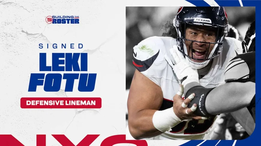 Leki Fotu Gives Giants 317-Pound Depth After Draft — Dj Reader