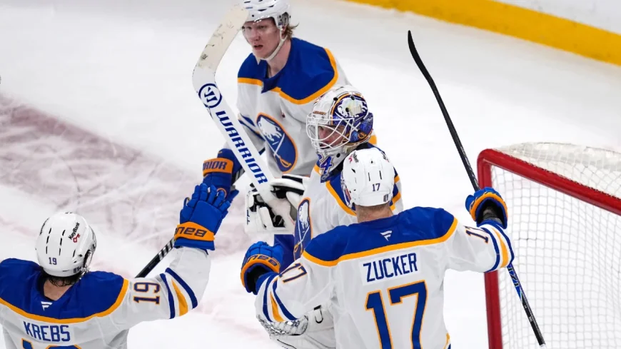 Charles Mcavoy Leads Sabres Past Bruins 4-1 in Six Games