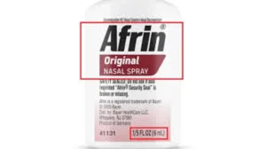 Bayer Orders Afrin Recall of 786,100 Travel-Size Bottles