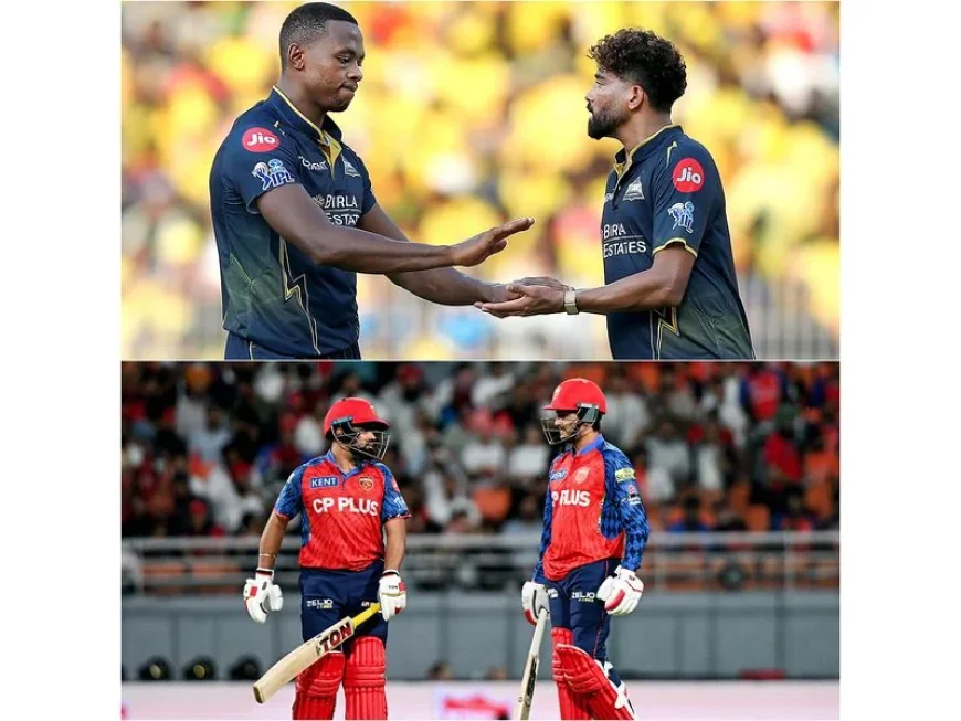 PBKS Face Rabada-Siraj Test in Ahmedabad — Gt Vs Pbks