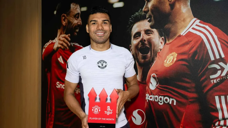 Casemiro Leads Mufc With 44% Vote in April