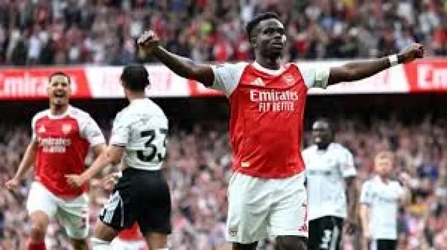 Saka Sparks Arsenal 3-0 Lead Over Fulham — Epl Scores