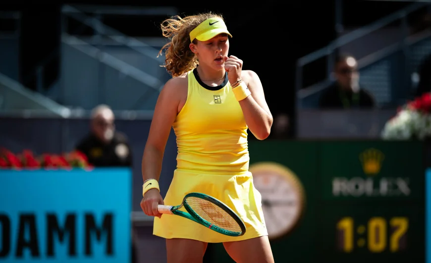 Andreeva Reaches Third Career WTA 1000 Final in Madrid Tennis Scores