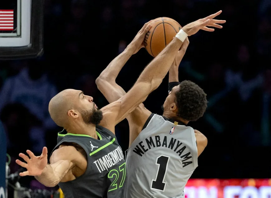 Gobert Braces for 7-foot-4 Wembanyama in Spurs Game