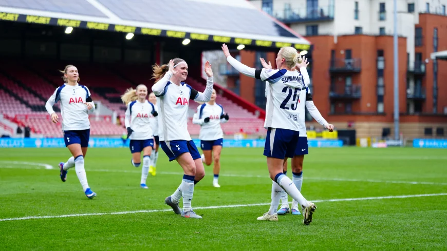 Tottenham Fixtures: Spurs Seal 33-Point WSL Record in 2-1 Win