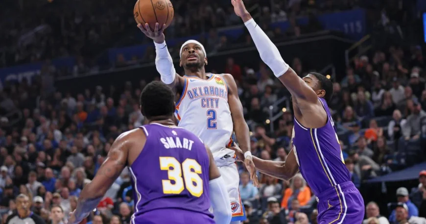Lakers, Thunder Open Series Tuesday on Nba Schedule Today
