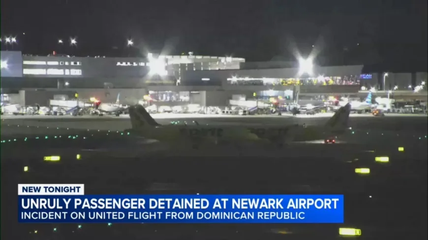 Unruly Passenger United Airlines Newark Leads to 48-Year-Old Detention
