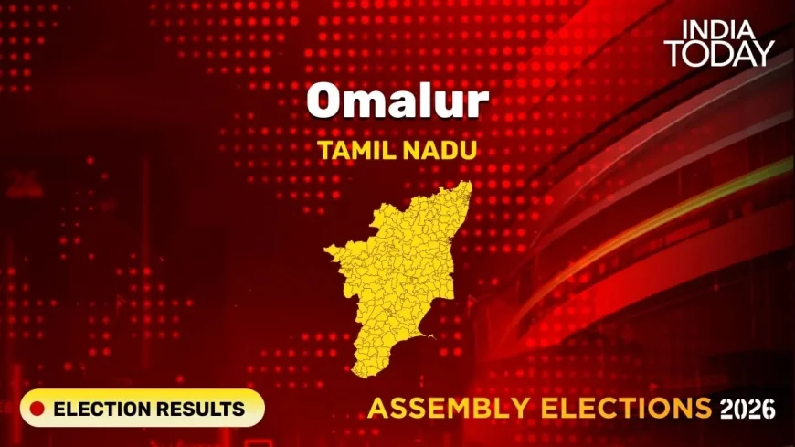 Mani. R leads Omalur count with 0 votes — Tn Election Result Date 2026