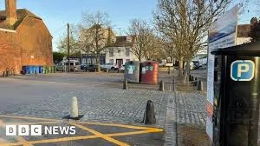 Swale Borough Council Charges Empty Queenborough Car Park on Isle Of Sheppey