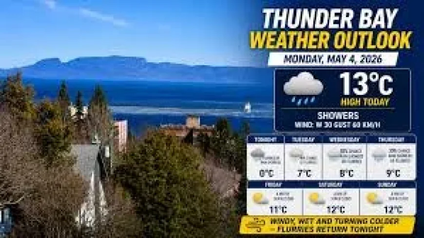 Thunder Bay Weather: Gusts Reach 60 km/h Before Flurries Tonight