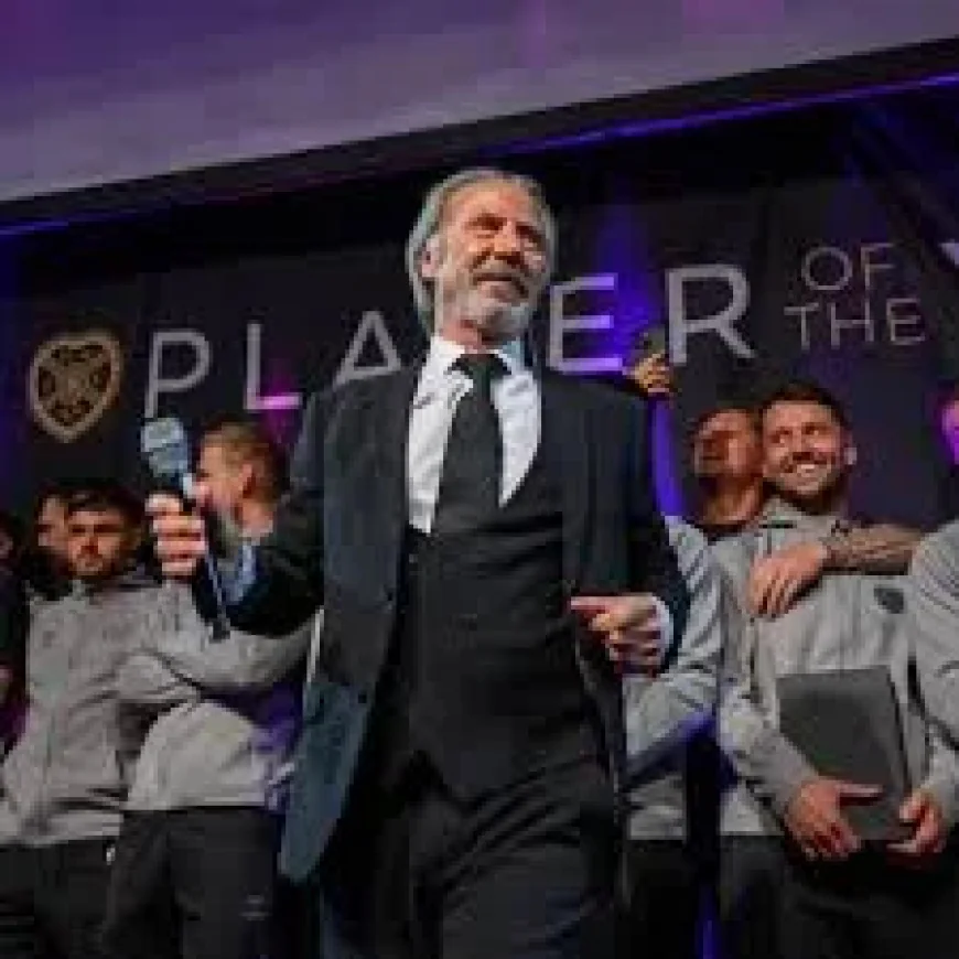 Braga Wins PFA Scotland Prize at Hearts Fixtures Awards Night