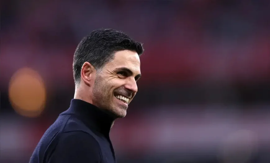 Arteta Everton Watch as Arsenal Lead 3-0 Fulham and Go Six Clear