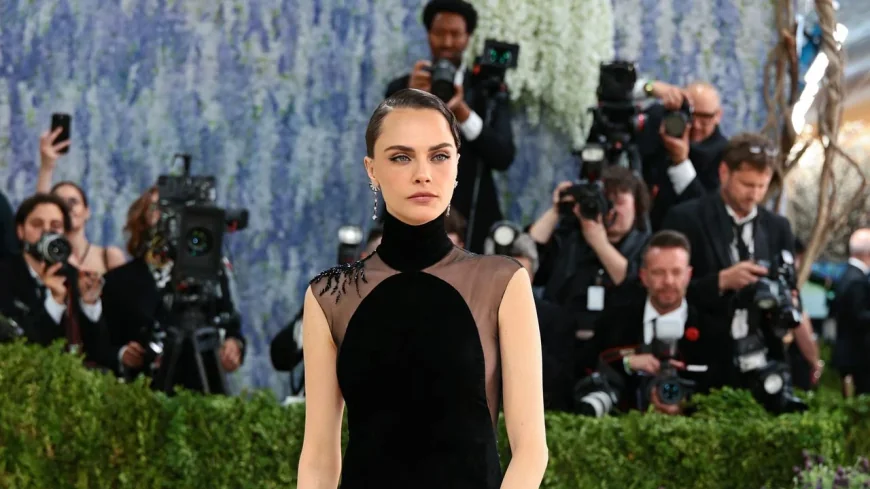 Cara Delevingne Swaps to Sheer Peacock Back at 2026 Met Gala