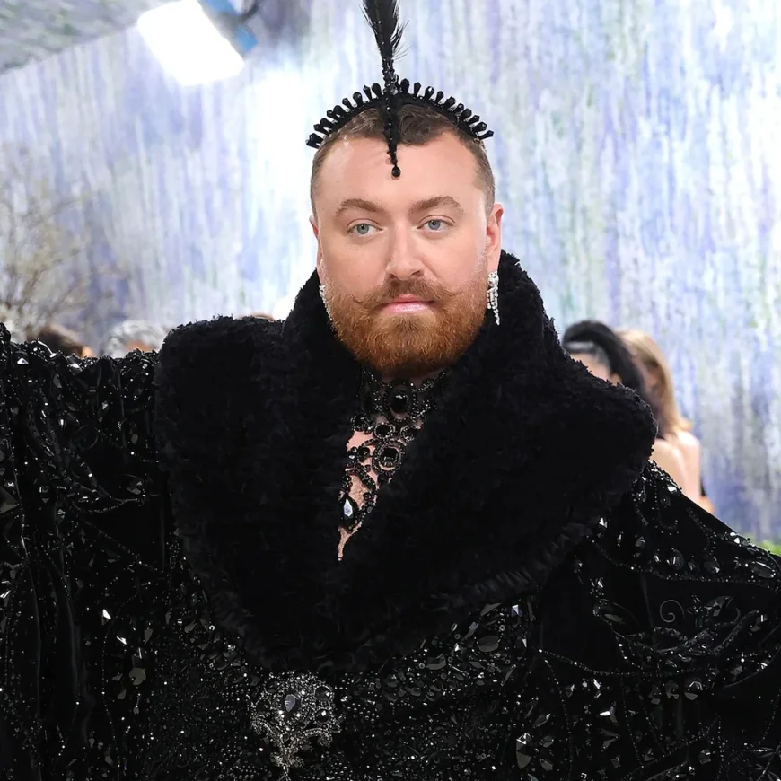 Sam Smith Teases Sculptural Black Orb Look Hours Before Met Gala