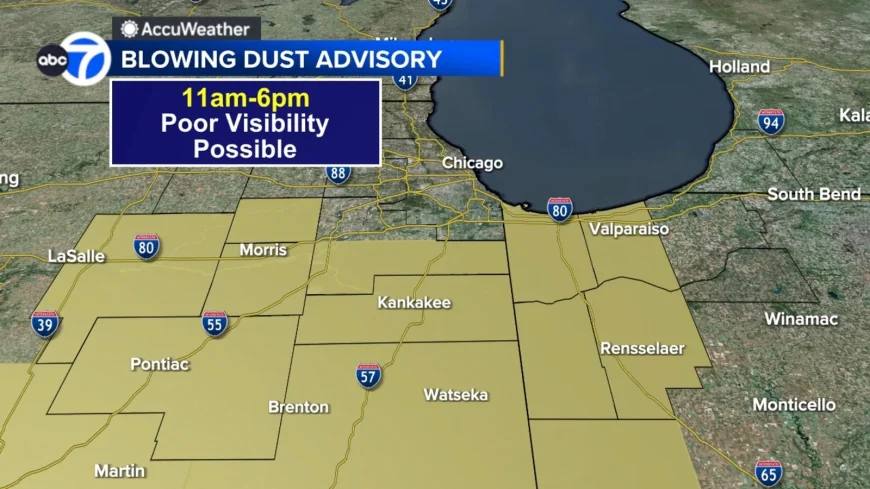 Chicago Weather: Kaitlin Cody Details Dust Advisory, Storm Risks