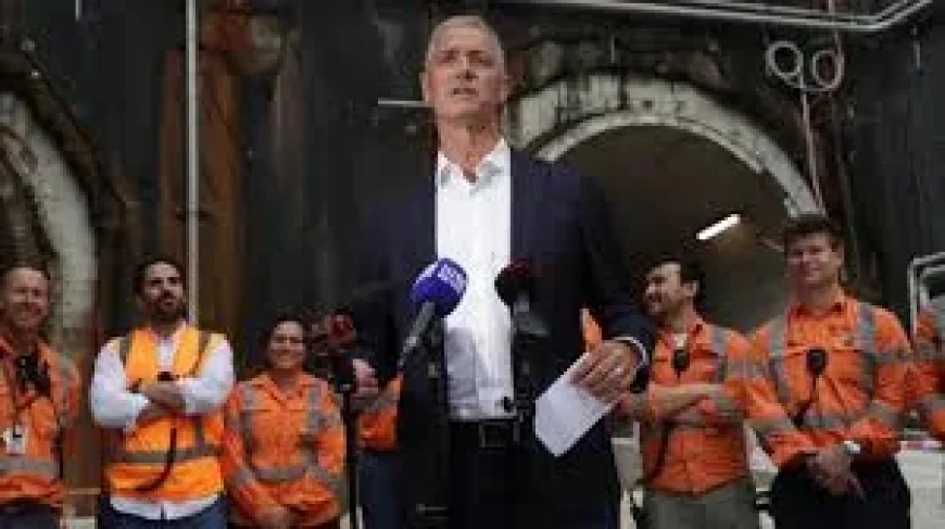 John Graham opens Sydney Metro West tunnel walk for 1,200 people