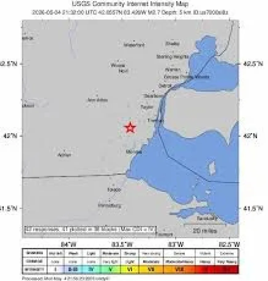 2.7-Magnitude Earthquake In Michigan Hits Near Carleton