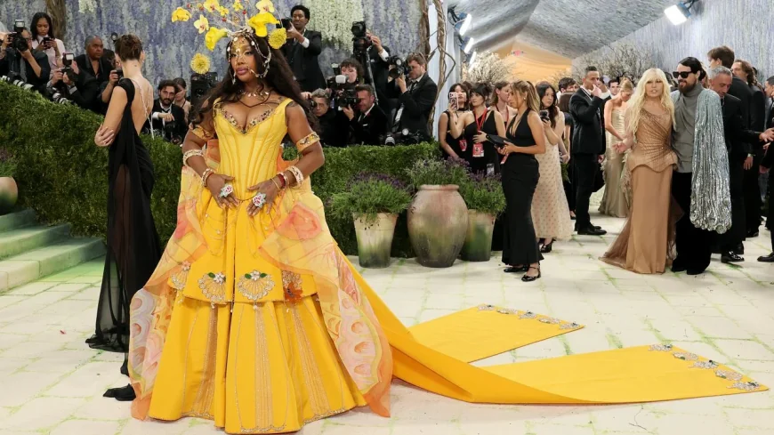 Sza Wore a Bode Gown Made from Over 100 Yards of eBay Fabric