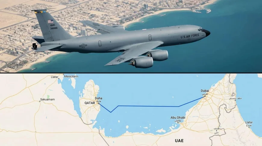 Boeing Kc-135 Stratotanker declares 7700 emergency over Qatar