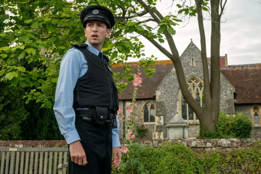 Nicholas Braun Finds Tim Derry’s Stakes in The Sheep Detectives