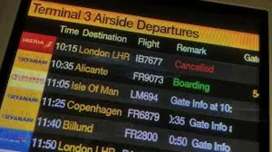 Manchester Airport Tops Delay Rankings With 19.5-Minute Average — Manchester Airport Flight Delay Data