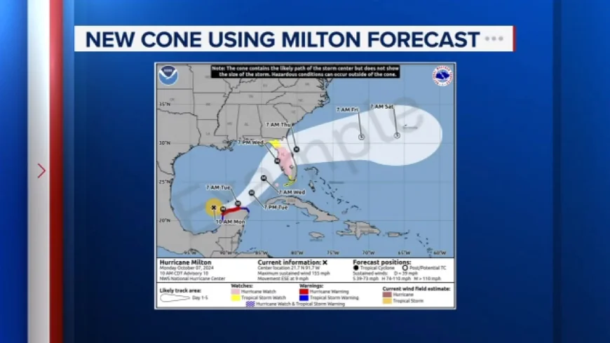 National Hurricane Center updates cone forecast for 2026 season