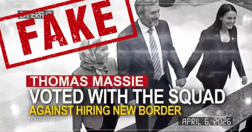 Thomas Massie condemns AI ad showing fake throuple with AOC, Omar