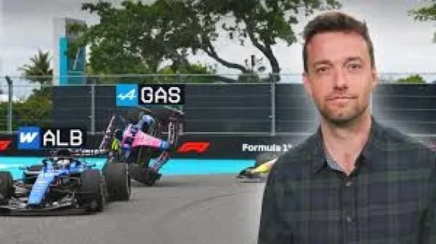 Gasly’s Car Flips Over on Lap 6 in Miami