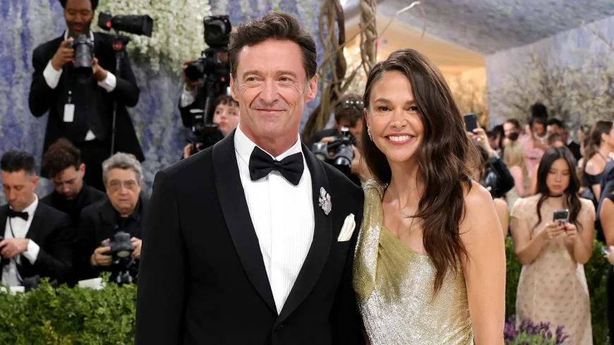 Hugh Jackman and Sutton Foster Make Met Gala Debut as Hugh Jackman Wife