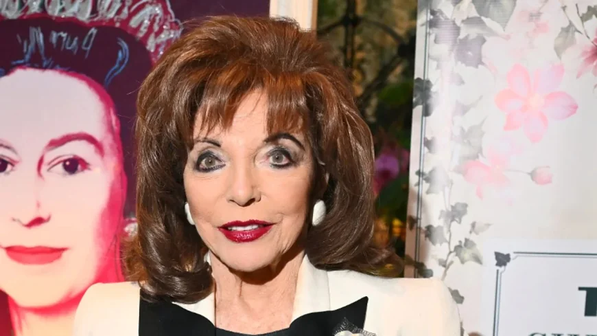 Joan Collins Attends Summer Evening Gala With Percy Gibson at 92