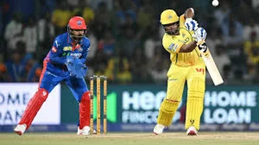 Sanju Samson Powers Chennai Super Kings Past Delhi Capitals — Live Cricket Score
