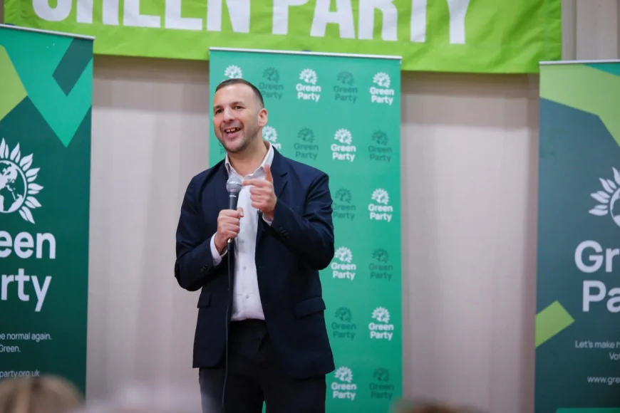 Zack Polanski backs public control in Green Party Policies bus pitch