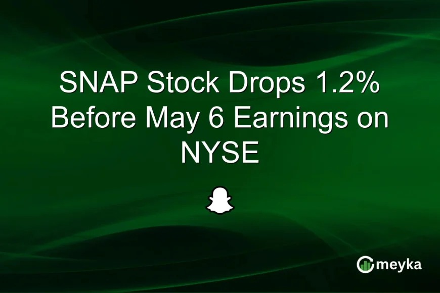Snap Stock Falls 1.2% to $6.10 Before Earnings