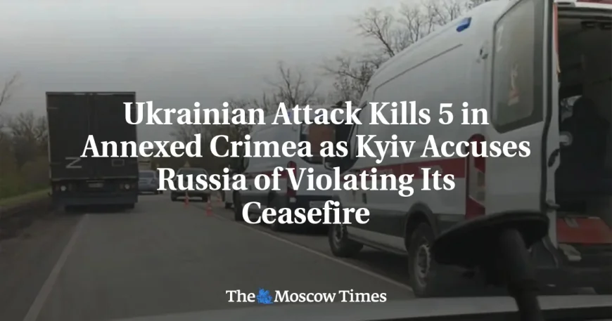 Sergey Aksyonov Says Drones Hit FSB Building in Crimea