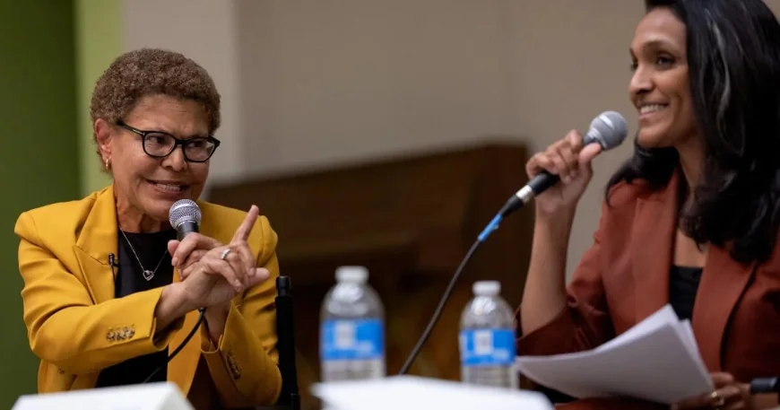 Bass, Raman Clash in 90-Minute La Mayoral Debate