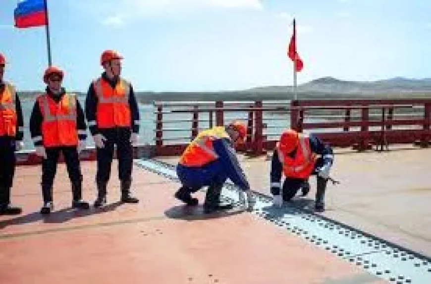 North Korea road bridge with Russia nears completion after 1 year