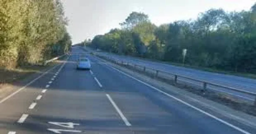 Serious crash closes A14 in both directions near Bury St Edmunds