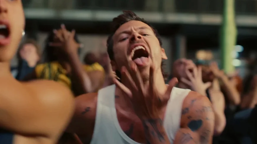 Harry Styles Releases Dance No More Harry Styles With More Than Two Dozen Dancers