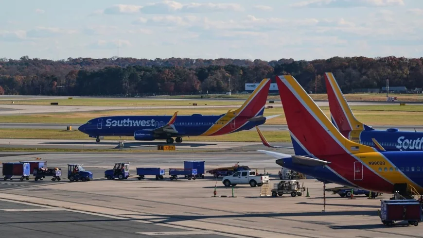Southwest Airlines Bwi Wing Clip: 2 flights clipped at BWI