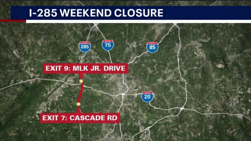 GDOT closes I-285 south of I-20 for weekend work, 285 Shut Down