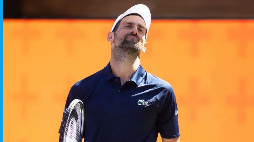 Novak Djokovic Drops 6-2 Practice Set to Arthur Fils in Rome
