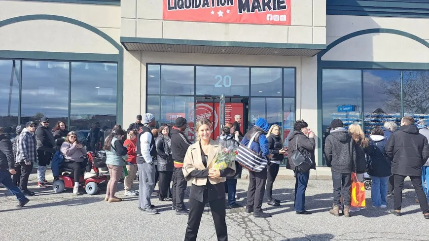 Liquidation Marie attire la foule à Granby pour sa 12e épicerie