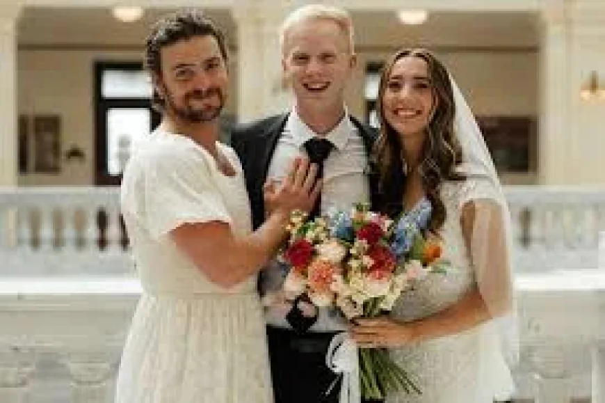 Benson Boone Wears Wedding Dress for Salt Lake City Prank