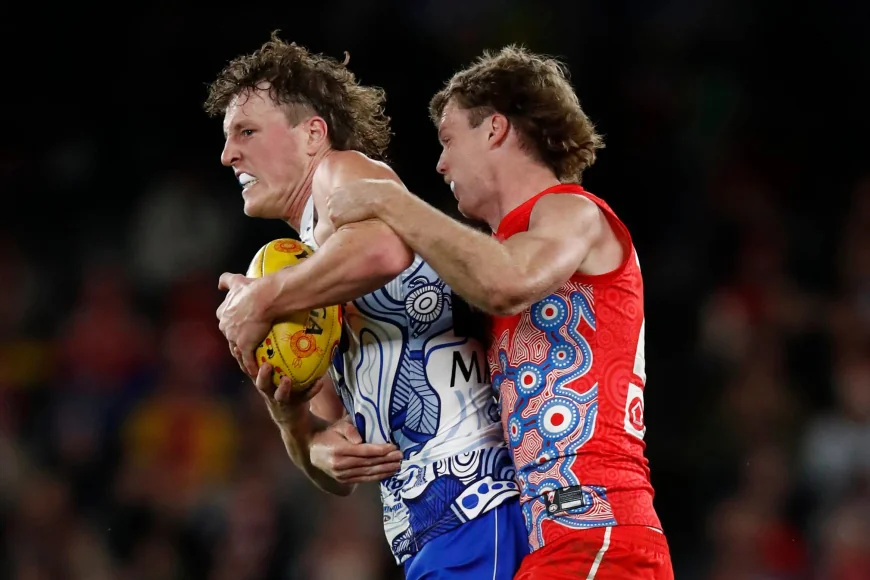 George Wardlaw Returns as North Melbourne Vs Sydney Starts at Marvel Stadium