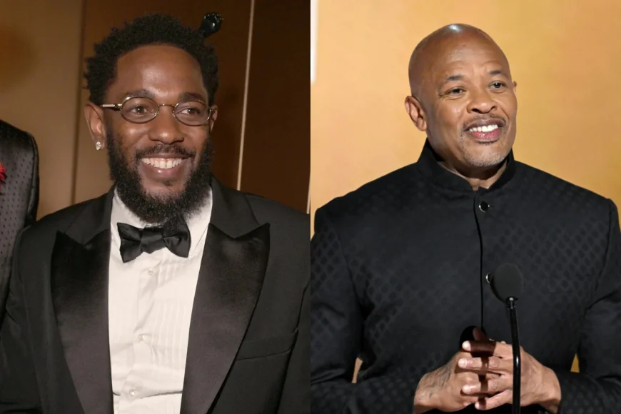 Kendrick Lamar and Dr. Dre Attend Centennial High Groundbreaking