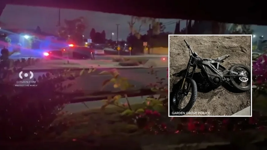Orange Boy Dies After E-Motorcycle Crash in Garden Grove
