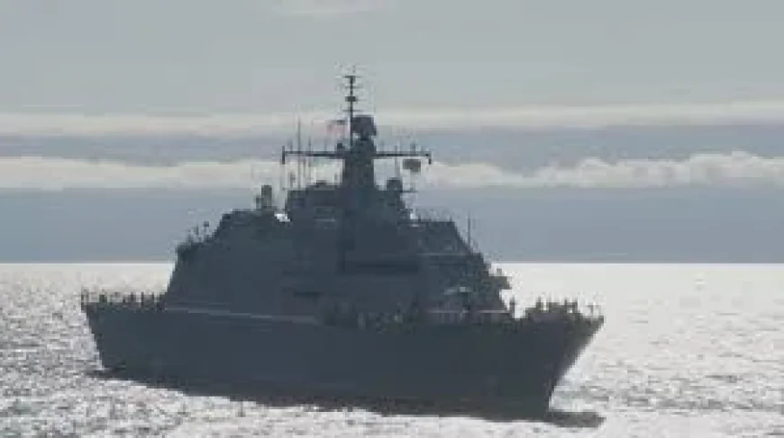 Uss Cleveland arrives downtown before May 16 commissioning