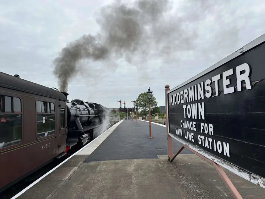 Severn Valley Railway Opens 65-Yard Kidderminster Extension