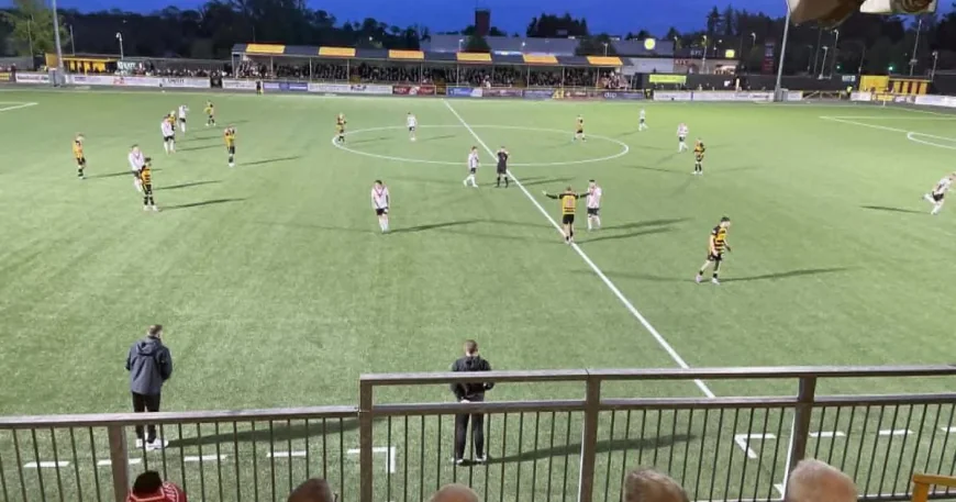 Scott Taggart Penalty Sends Alloa Ahead 1-0 in Airdrieonians Vs Alloa Athletic